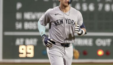 Aaron Judge passes Joe DiMaggio with his 362nd career homer