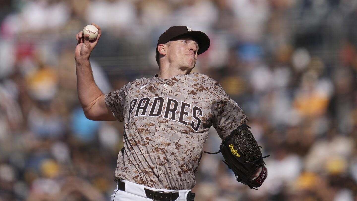 Pivetta brilliant in debut for Padres, who beat Braves 5-0 for 4-game sweep