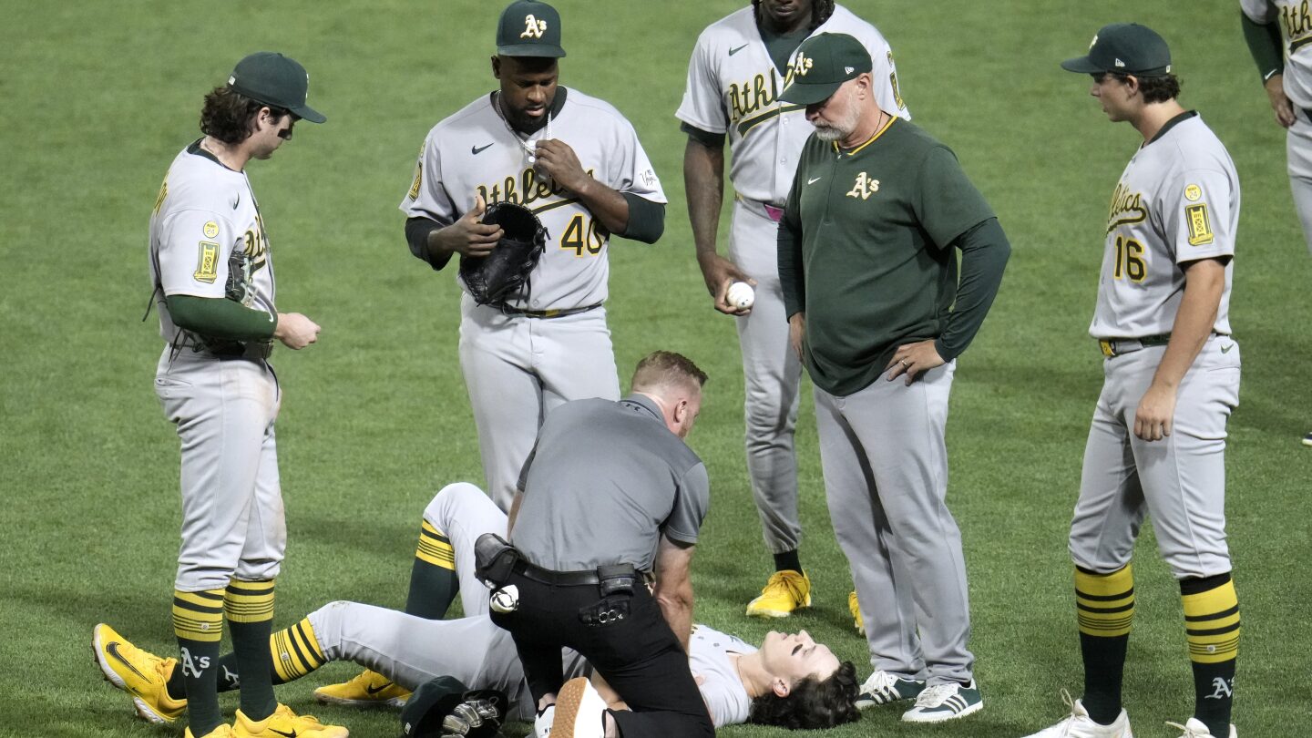 Athletics Zack Gelof will have surgery on dislocated left shoulder