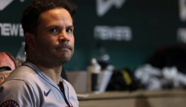 Athletics beat slumping Astros 5-1 as slumping Houston falls out of playoff position