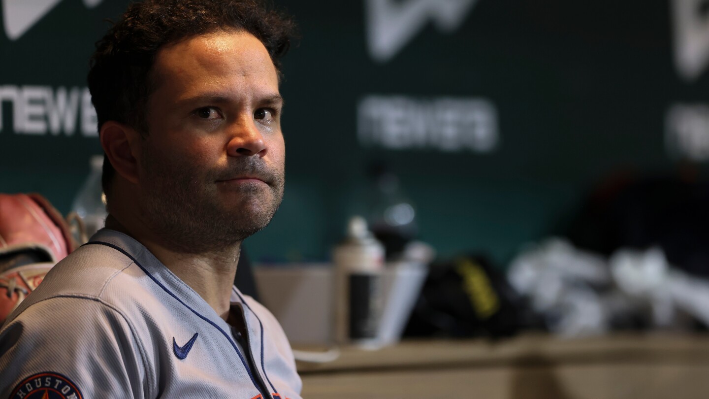 Athletics beat slumping Astros 5-1 as slumping Houston falls out of playoff position