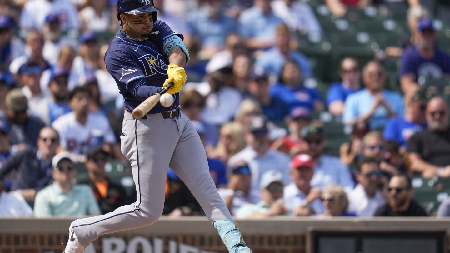 Christopher Morel homers for Rays in return to Wrigley Field