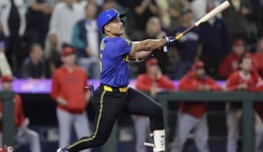 Touted rookie Harry Ford delivers off bench as Mariners top Angels in 12 to tie for 1st in AL West