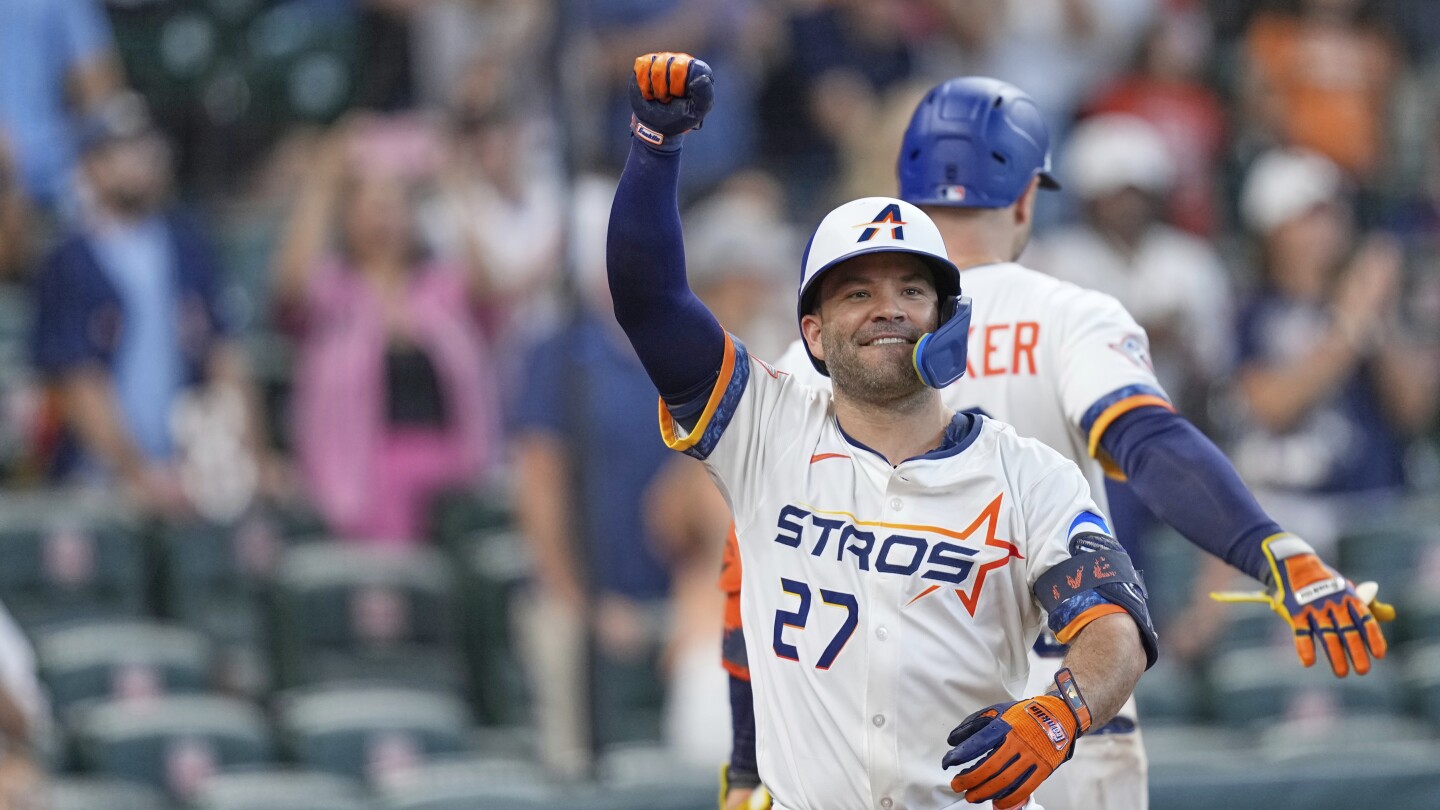 Jose Altuve shines with three RBIs as Astros defeat Angels 8-3