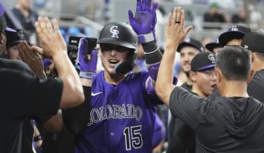 Rockies snap streak of 22 straight series losses dating to '24 with 3-2 win over Marlins