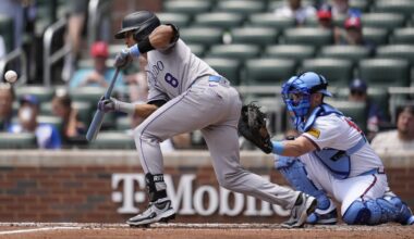 McMahon hits go-ahead homer in 7th as Rockies beat Holmes and Braves 10-1