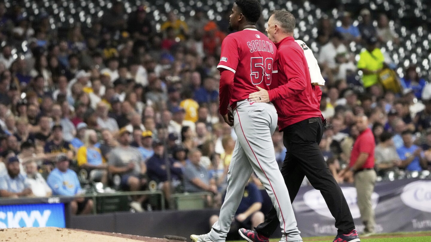 Angels' José Soriano goes on IL with bruised forearm