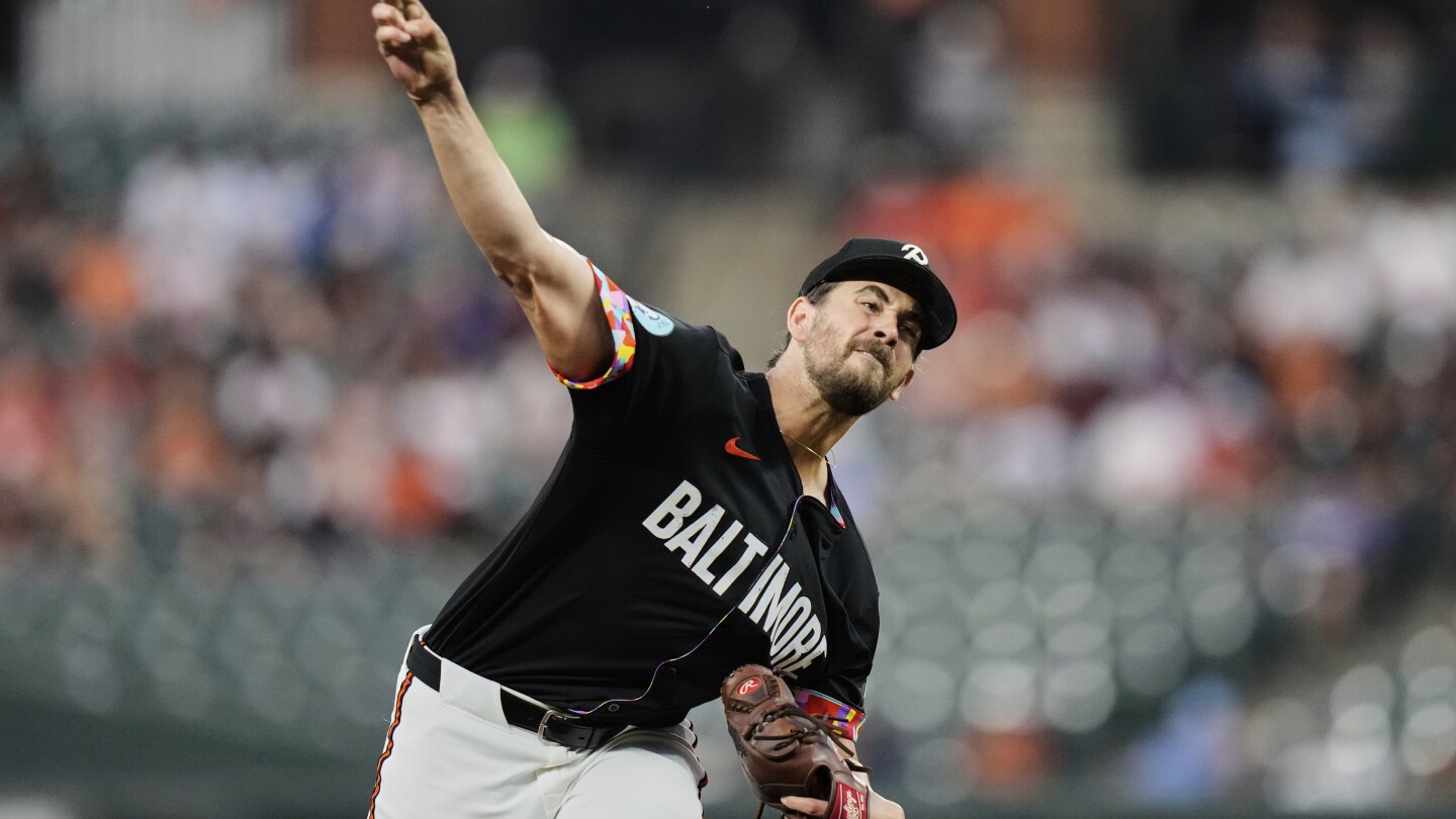 Orioles' Kremer leaves start after 3 innings against Dodgers with right forearm discomfort