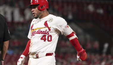 Cardinals place first baseman Willson Contreras on the 10-day IL with a shoulder strain
