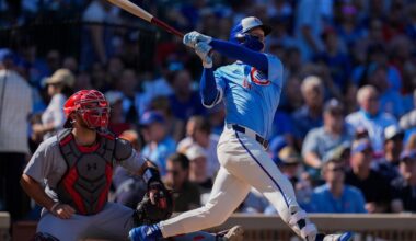 Pete Crow-Armstrong reaches 30-30-30 as Cubs pound Cardinals 12-1 to close in on top NL wild card