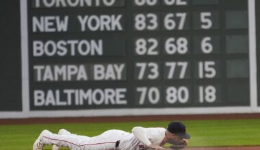 Red Sox lose to Athletics, tighten AL playoff race