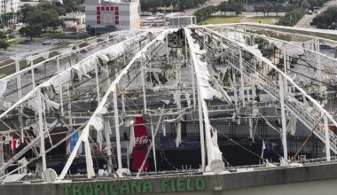 Rays say it may take 'weeks' to fully assess damage at Tropicana Field