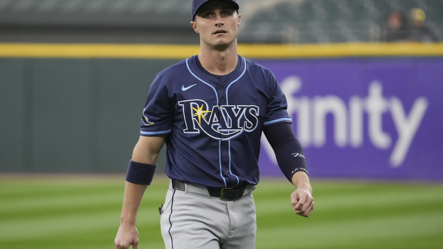 Rays rookie Jake Mangum enjoys seeing his father back at Soldier Field with former Bears teammates