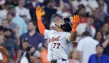 Gritty Tigers close out playoff sweep of Astros with 5-2 victory in Game 2 of Wild Card Series