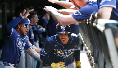Fortes homers to help the Rays edge the Cubs 5-4