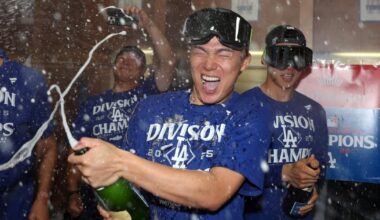 Dodgers defeat Arizona to clinch 12th NL West title in 13 seasons