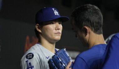 Yoshinobu Yamamoto falls one out short of a no-hitter in Dodgers loss
