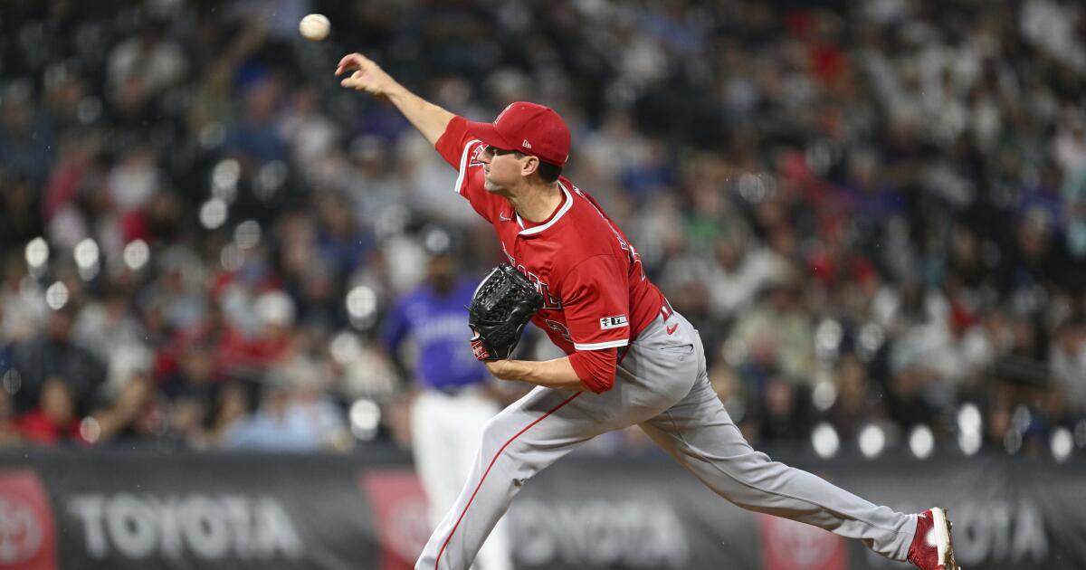 Angels end their eight-game losing streaking in win over Rockies