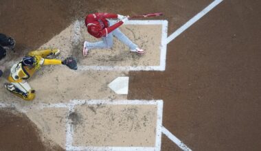 Taylor Ward hits two homers, but Angels lose to the Brewers