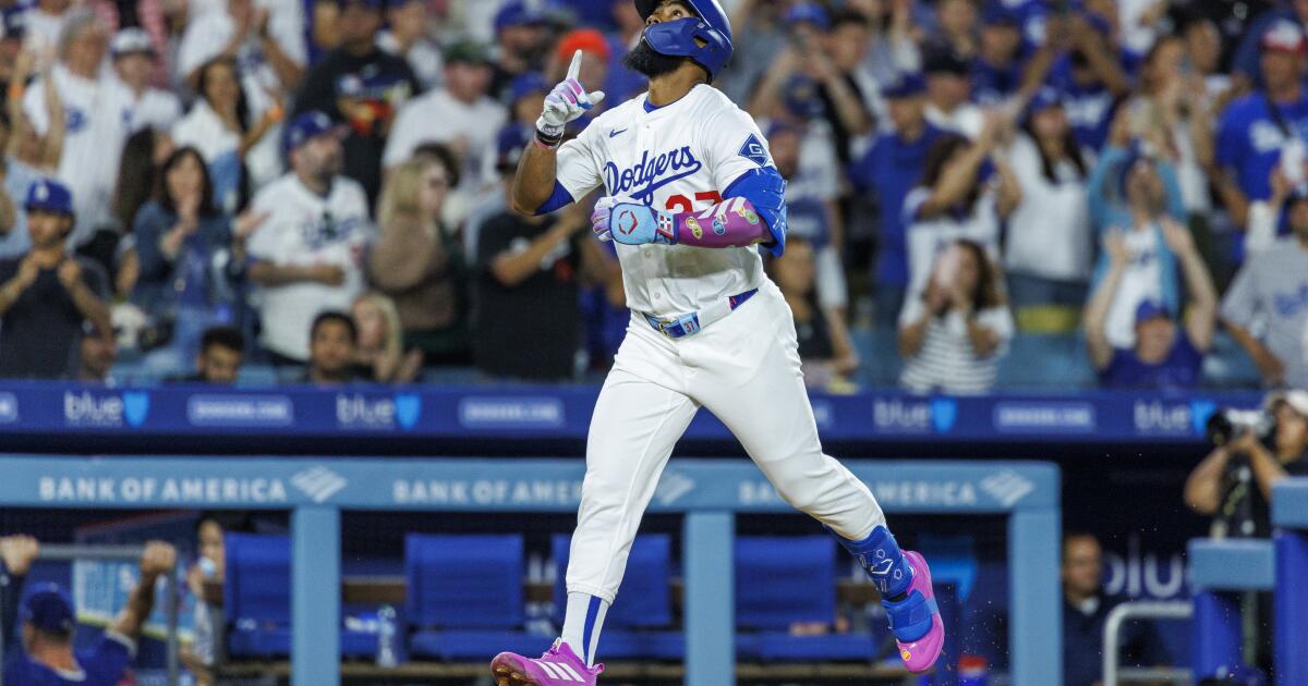 Emmet Sheehan, Teoscar Hernández help Dodgers increase division lead by beating Rockies