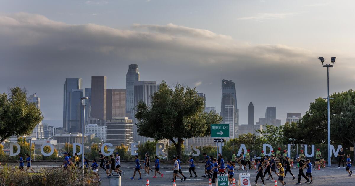 Slightly cloudy with a chance of home runs. Dodgers postseason starts off cooler than normal