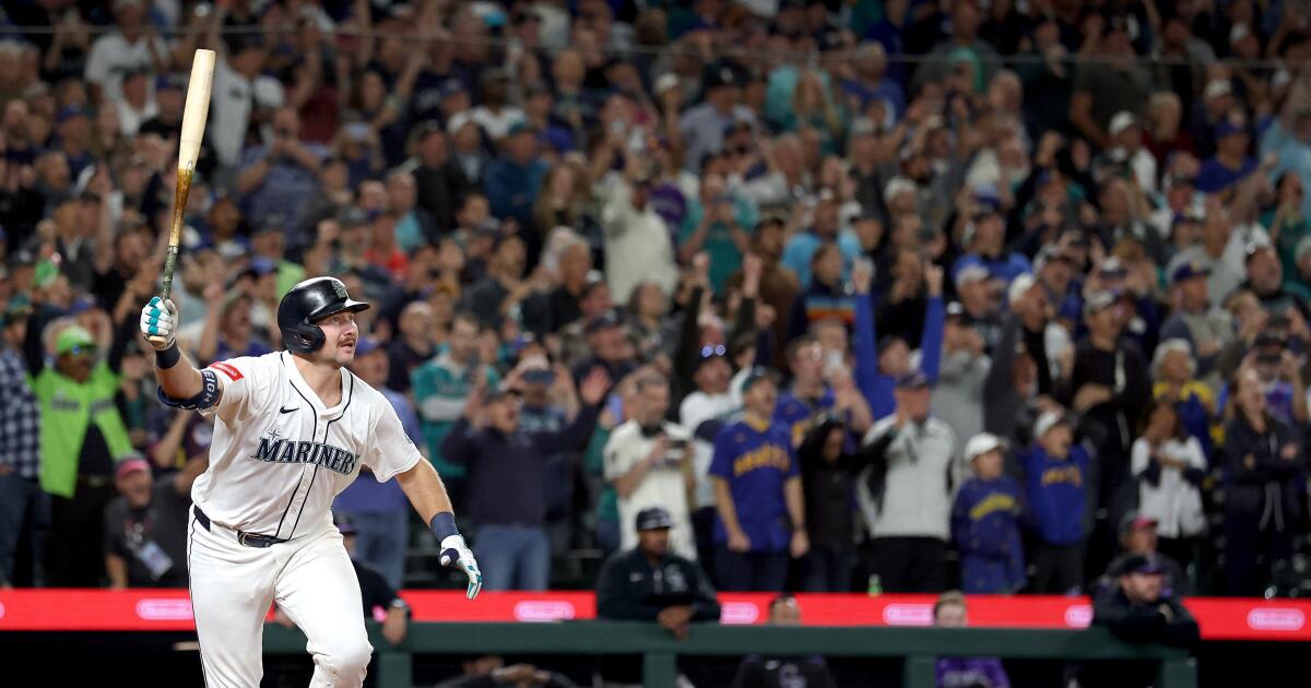 Cal Raleigh's 60th homer sparks a chain of feel-good events