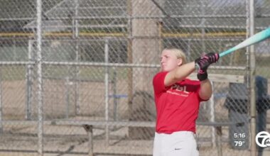 Teen makes history as 1st MI woman eligible for professional baseball draft