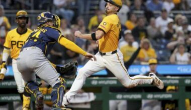 Pirates’ 7-game home winning streak ends as Brewers’ Quinn Priester sets franchise record – Butler Eagle