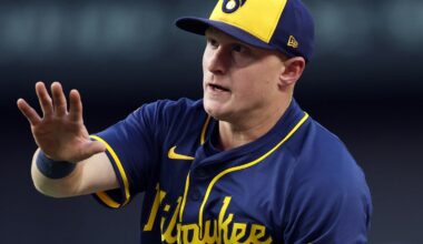 Once Again, Andrew Vaughn Has Complicated First Base - Brewers