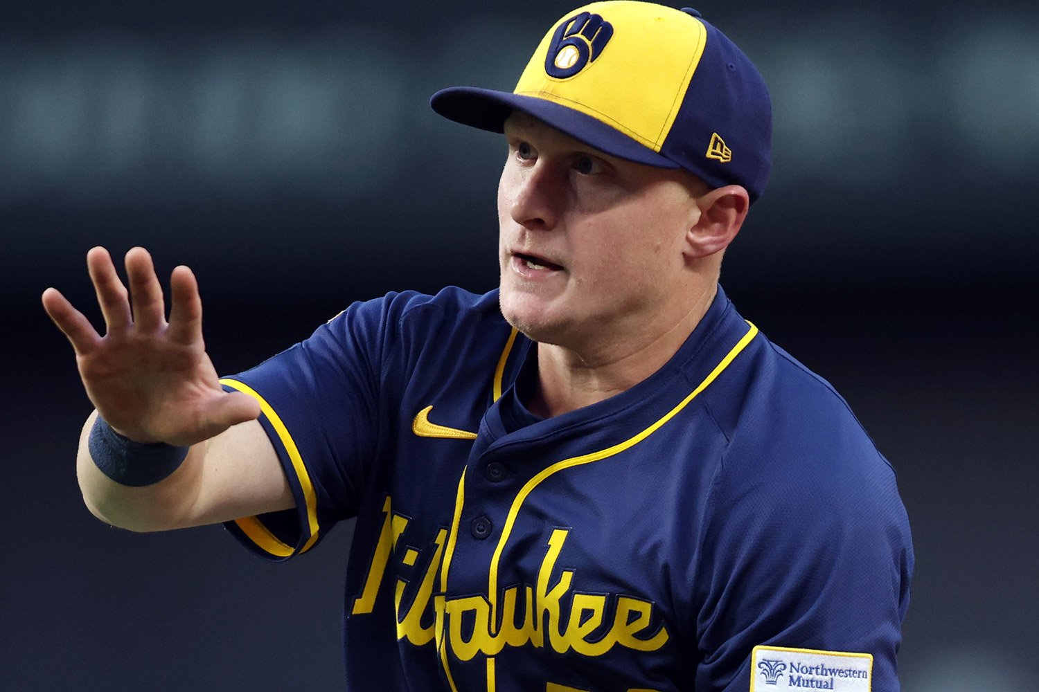 Once Again, Andrew Vaughn Has Complicated First Base - Brewers
