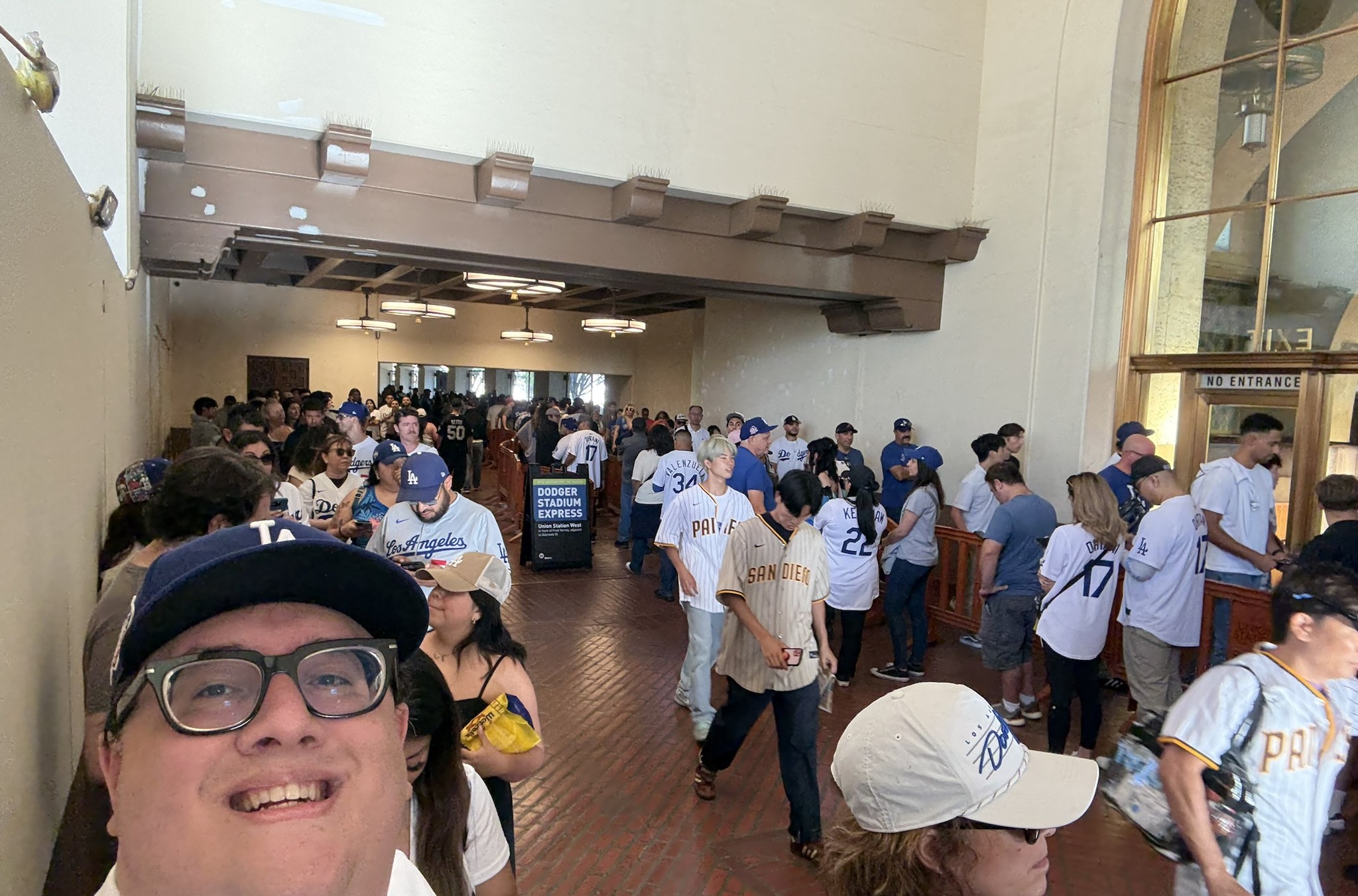 Waiting for Dodger Stadium Express.. August 15, 2025