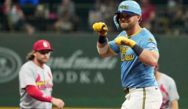 Quinn Priester wins his 12th straight decision as Brewers beat Cardinals 8-2