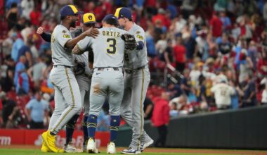 Turang has RBI single in 10th as Brewers beat Cardinals 3-2, cut magic number for division to 1
