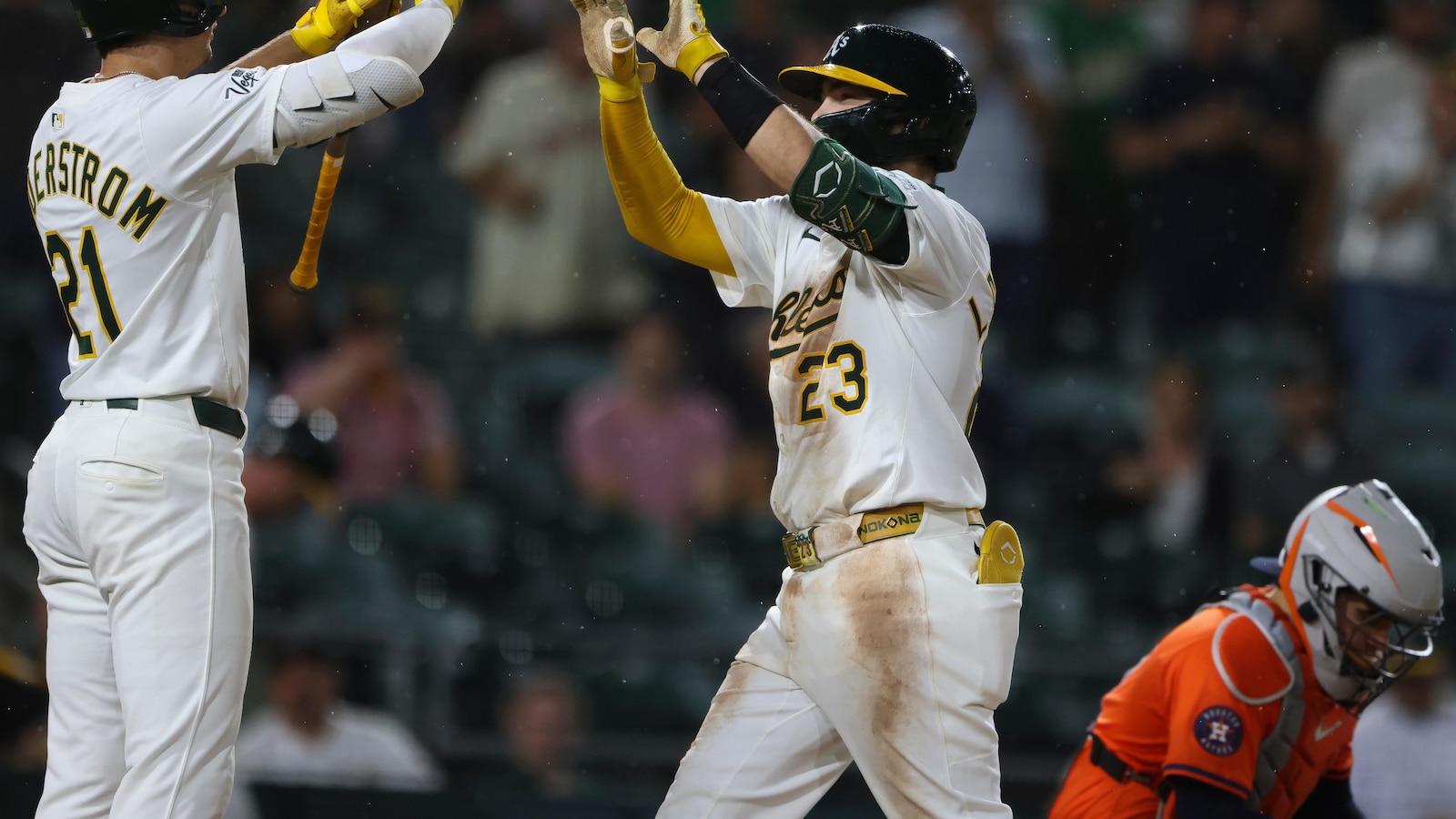 Langeliers has HR among 4 hits, Soderstrom also goes deep as Athletics beat Astros 6-0