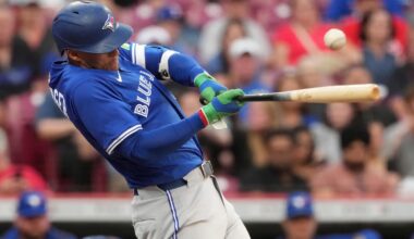 Springer goes deep twice as Blue Jays hold off Reds, 12-9