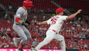 McGreevy pitches Cardinals to 3-0 win over Reds