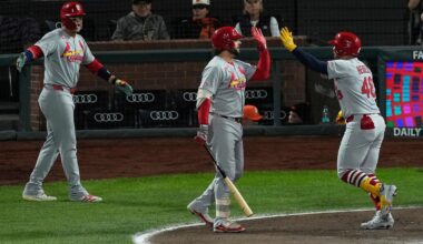 Herrera hits tying 2-run homer in big fifth for St. Louis as Cardinals hold off Giants 6-5