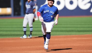 Kirk hits two homers as Blue Jays rout Rays 13-4 to clinch AL East title