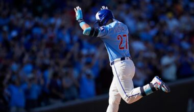 Pete Crow-Armstrong reaches 30-30-30 as Cubs pound Cardinals 12-1 to close in on top NL wild card