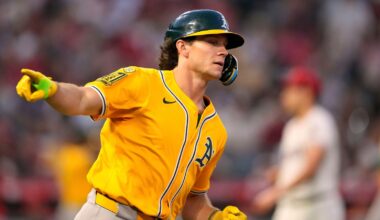 Athletics hit 4 HRs in 17-4 win over Angels