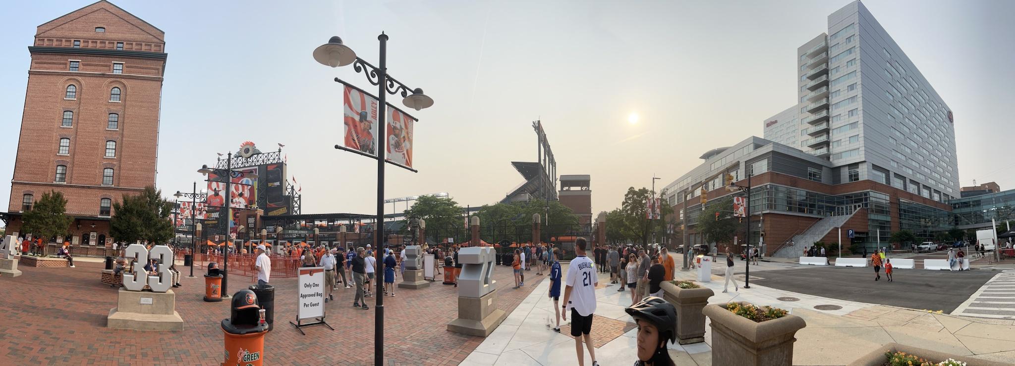 Behind Oriole Park. July 17, 2023