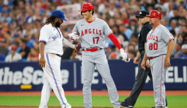 Los Angeles Angels v Toronto Blue Jays