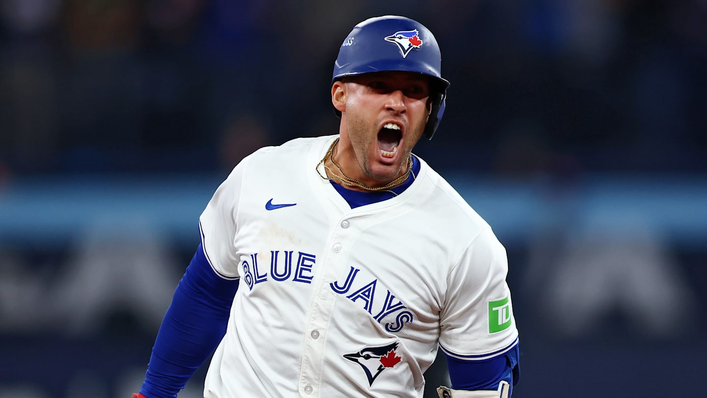 Daulton Varsho in the Seattle Mariners v Toronto Blue Jays game of the American League Championship Series