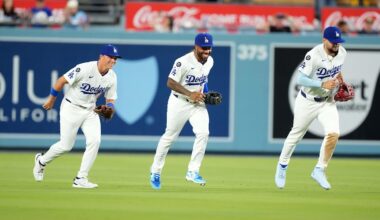 Dodgers Outfielder Has 3-Word Message to Not Getting Any At-Bats in Playoffs