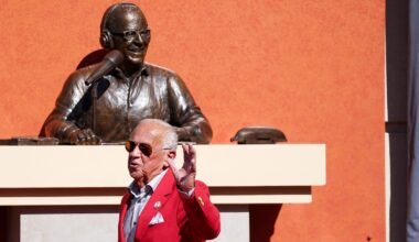 Statue of Reds Legendary Broadcaster Damaged Outside of Great America