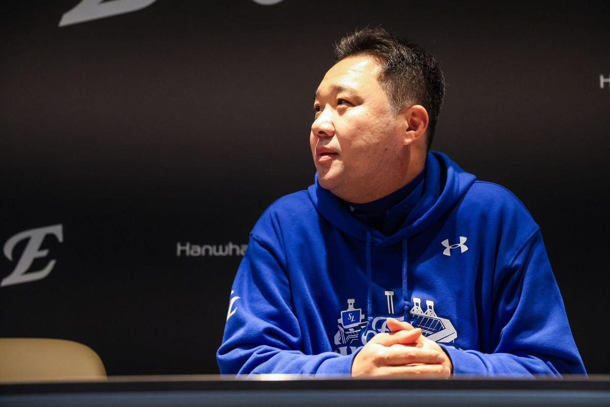 Lions manager 'proud' of players for grinding out KBO postseason wins