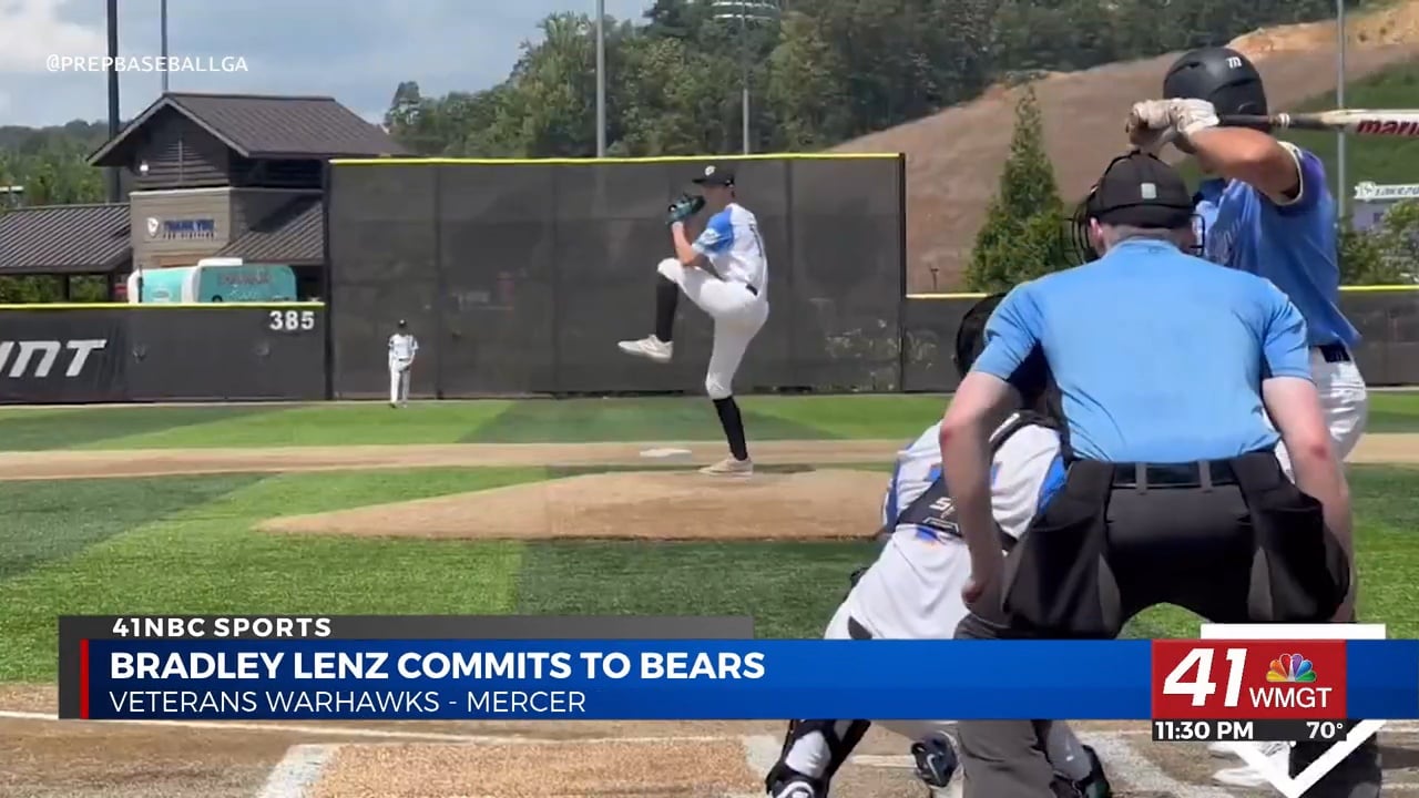 Veterans Junior Bradley Lenz Announces Commitment to Mercer Baseball - 41NBC News