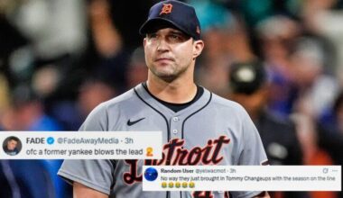 “Ofc A Former Yankee Blows The Lead” – Detroit Tigers Fans Go Wild After Nail-Biting Marathon Game Ends In Epic Showdown