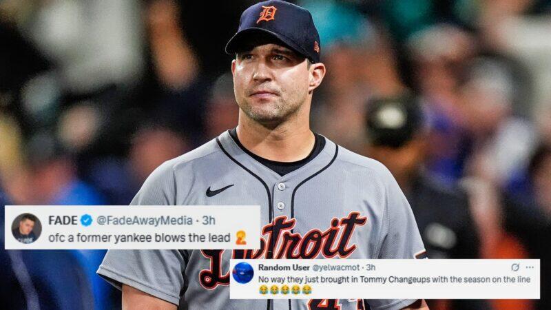 “Ofc A Former Yankee Blows The Lead” – Detroit Tigers Fans Go Wild After Nail-Biting Marathon Game Ends In Epic Showdown