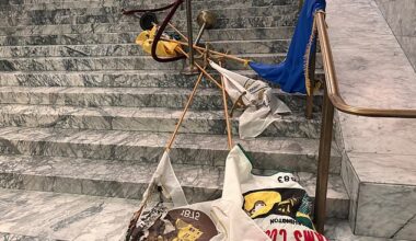 A former MLB draft pick has been accused of breaking into the Washington state Capitol and damaging some of its most iconic items